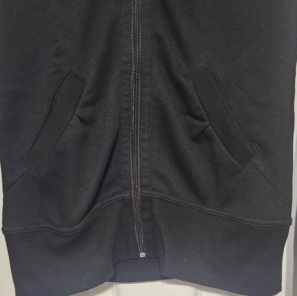 Cowl Neck Zip-Up Hoodie - Picture 3 of 5